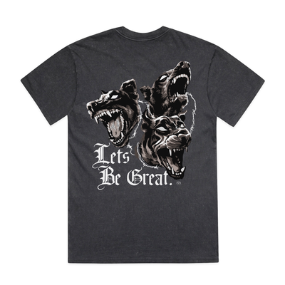 The Dawgs Tee : Stonewashed Black