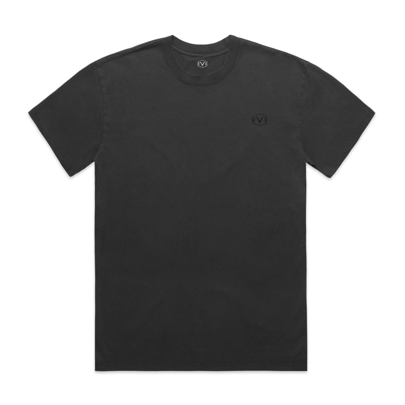 Faded Tee : Blk/Blk