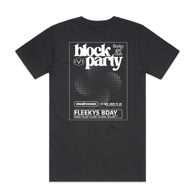 IVI x Fleeky Girl Club "Block Party" Tee : Blk