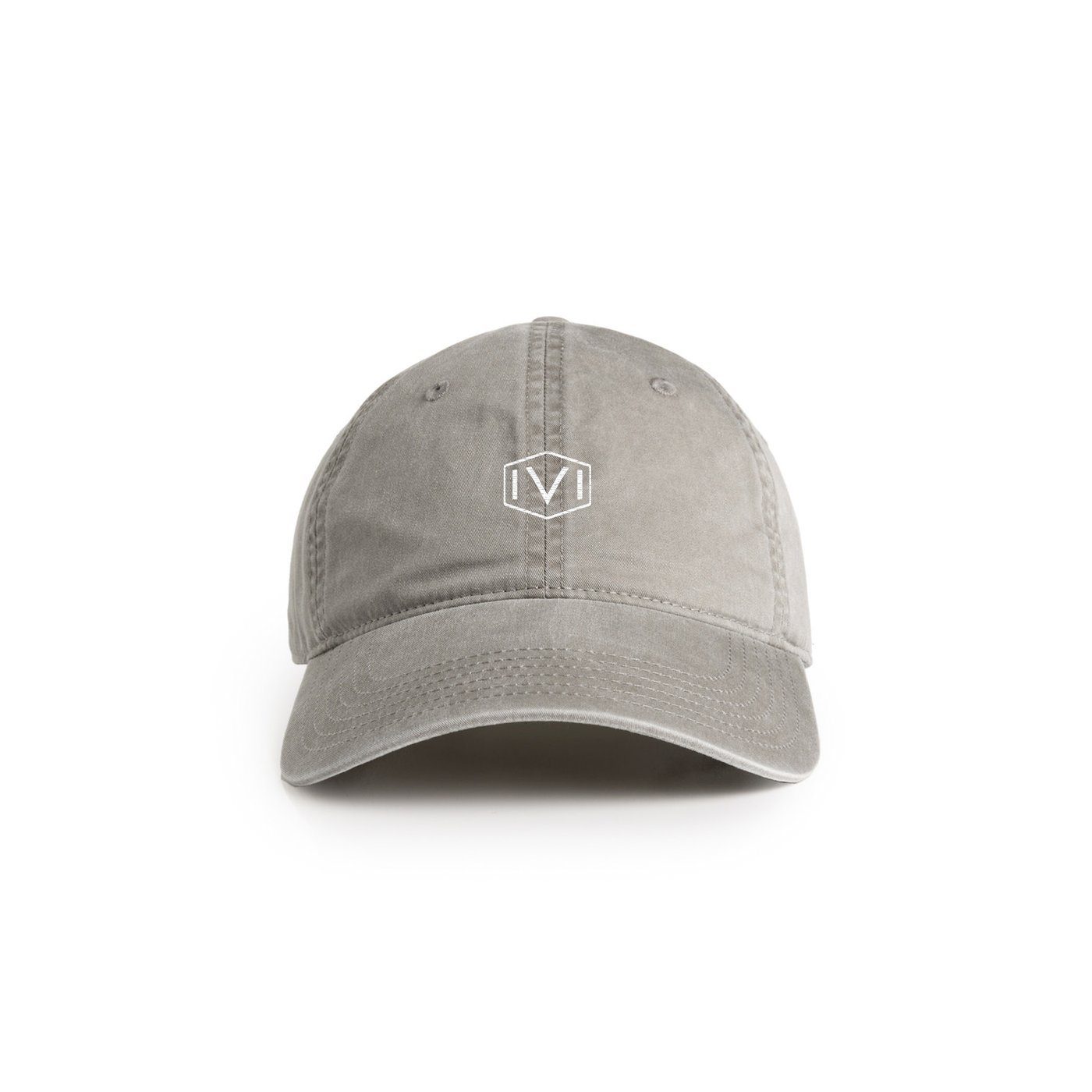 IVI Dad Hat : Washed Grey